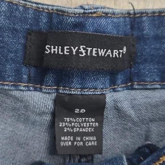 ashley stewart paint splatter jeans - Picture 3 of 6